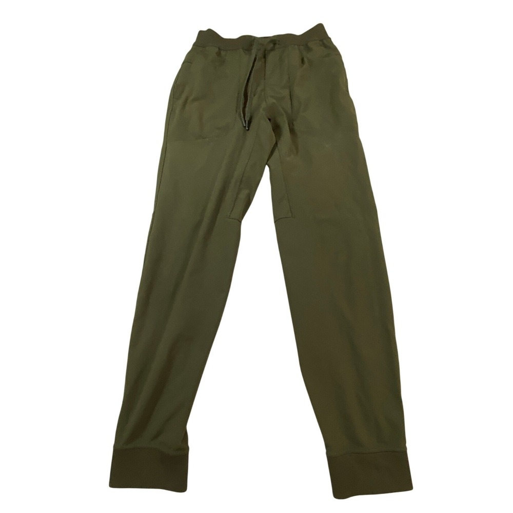 Lululemon‎ Mens ABC Jogger Pants Olive Green Slim Fit Size S Small Drawstring